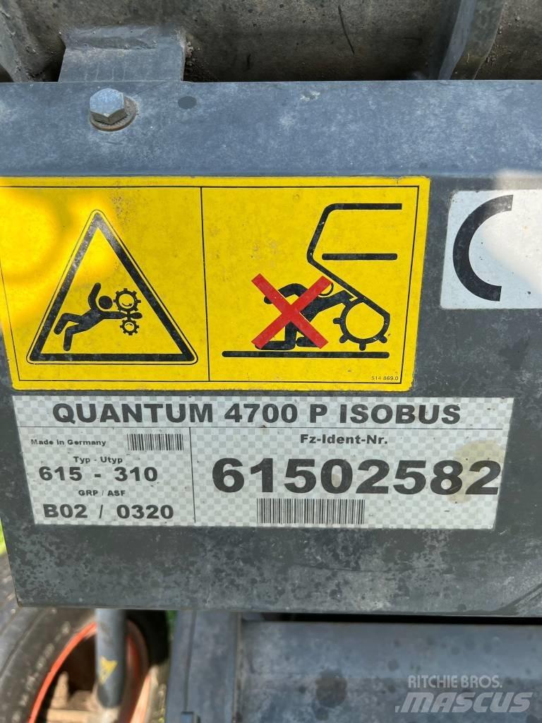 CLAAS Quantum 4700 P Ρυμούλκα με διάταξη αυτοφόρτωσης
