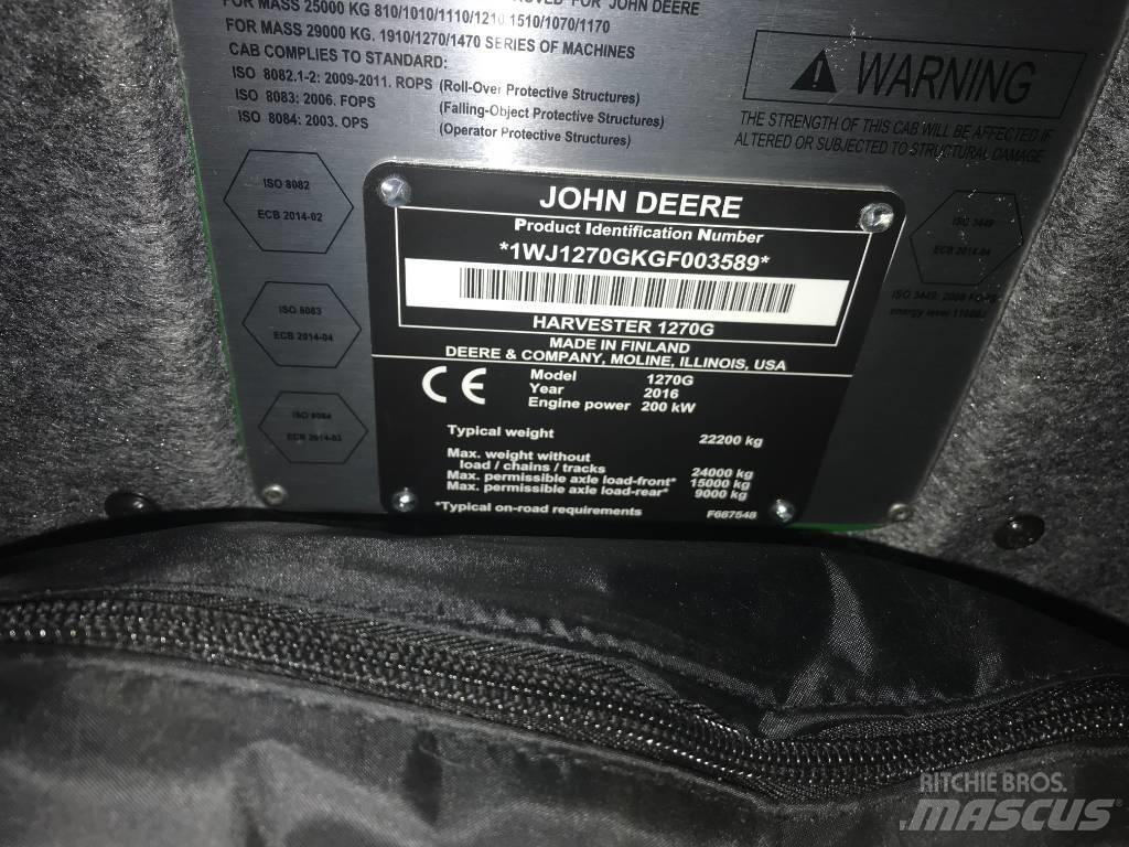 John Deere 1270G Θεριζοαλωνιστικές μηχανές