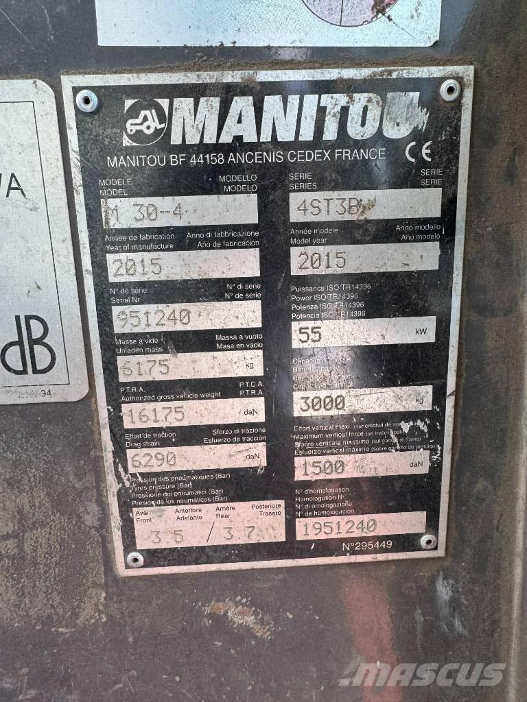Manitou M 30.4 Πετρελαιοκίνητα Κλαρκ