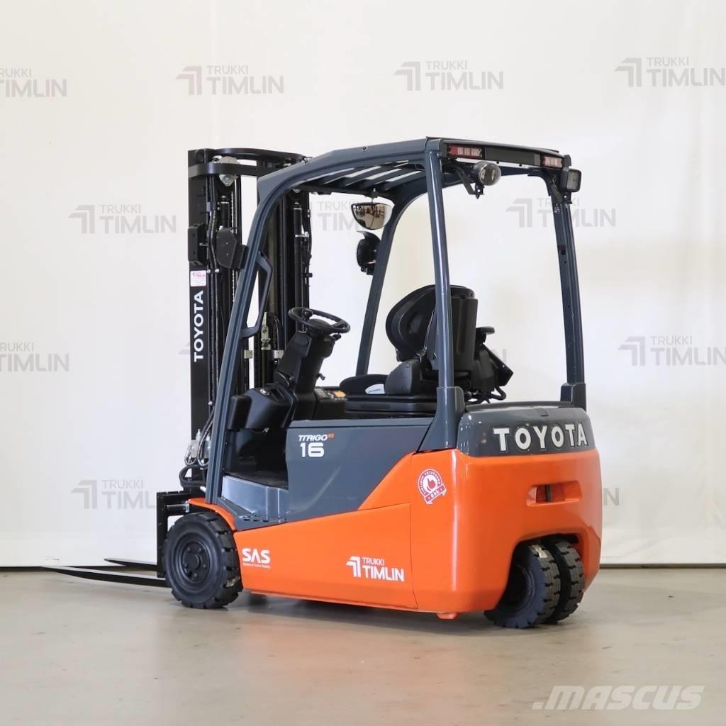 Toyota 8FBE16T Ηλεκτρικά περονοφόρα ανυψωτικά κλαρκ