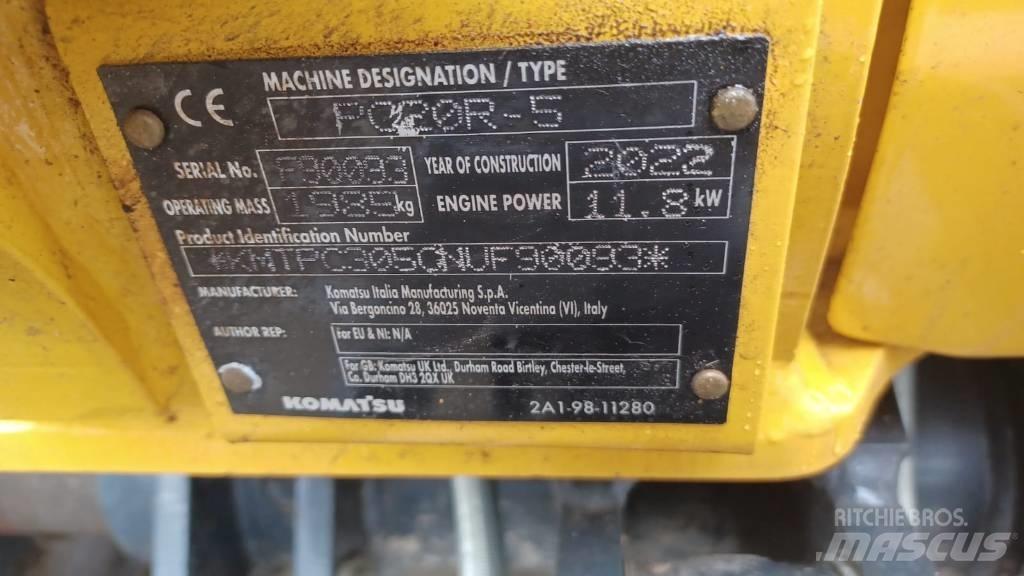 Komatsu PC 20 MR-5 Εκσκαφάκι (διαβολάκι) < 7t