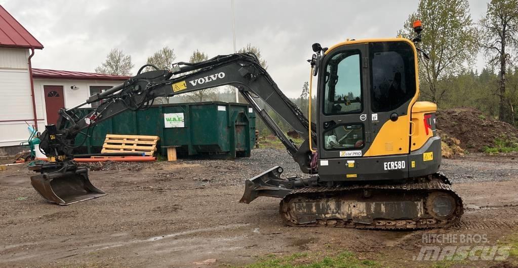 Volvo ECR 58 D Εκσκαφάκι (διαβολάκι) < 7t