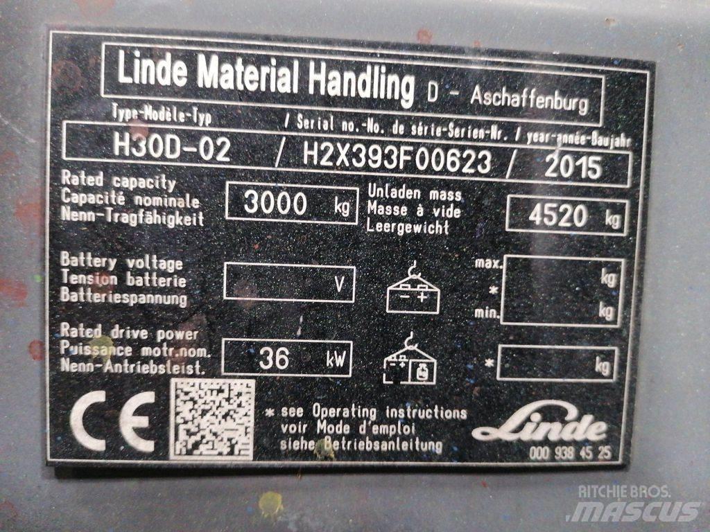 Linde H30D-02 Πετρελαιοκίνητα Κλαρκ