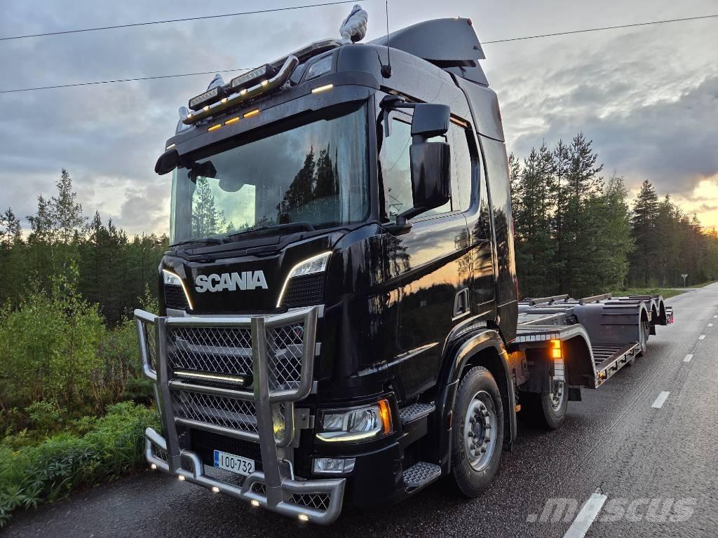 Scania R 450 Φορτηγά μεταφοράς δασικών μηχανημάτων