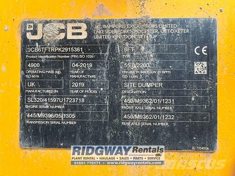 JCB 6 FT Dumpers εργοταξίου