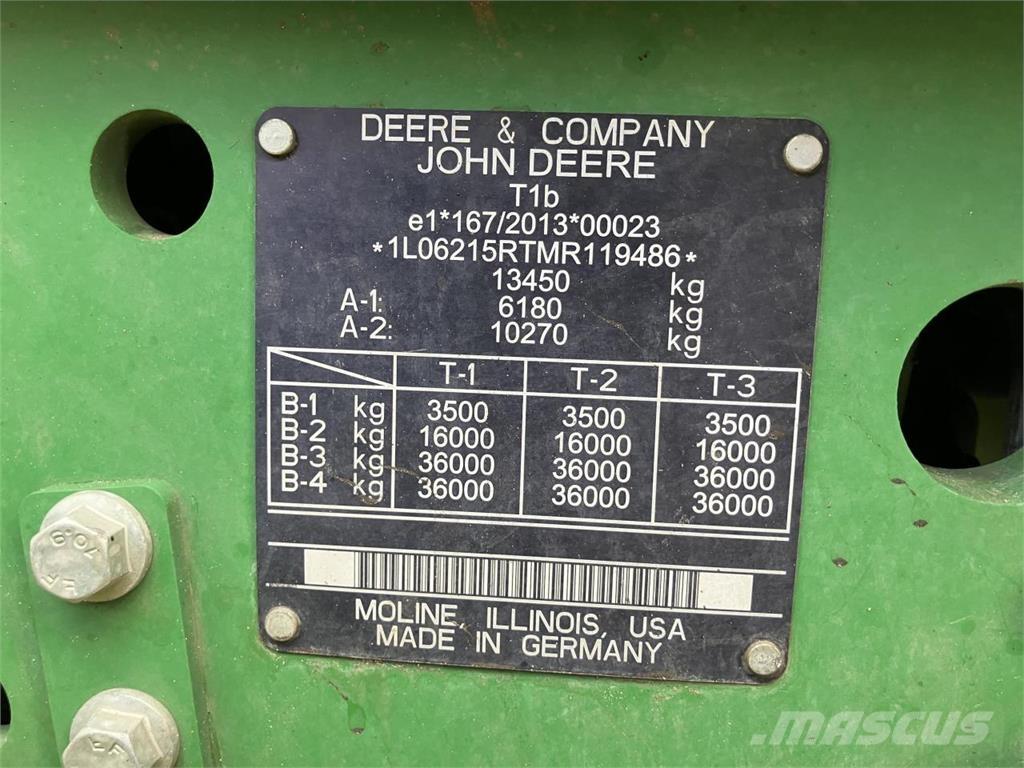 John Deere 6215R Τρακτέρ
