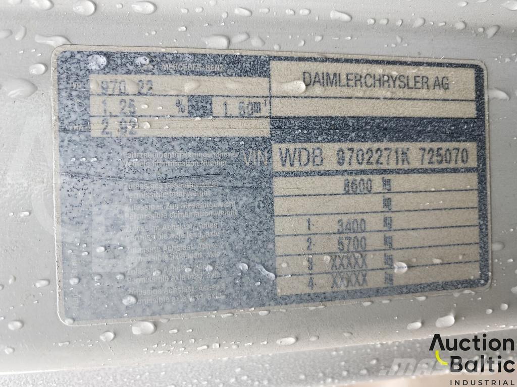 Mercedes-Benz 815 Φορτηγά Kαρότσα με ανοιγόμενα πλαϊνά