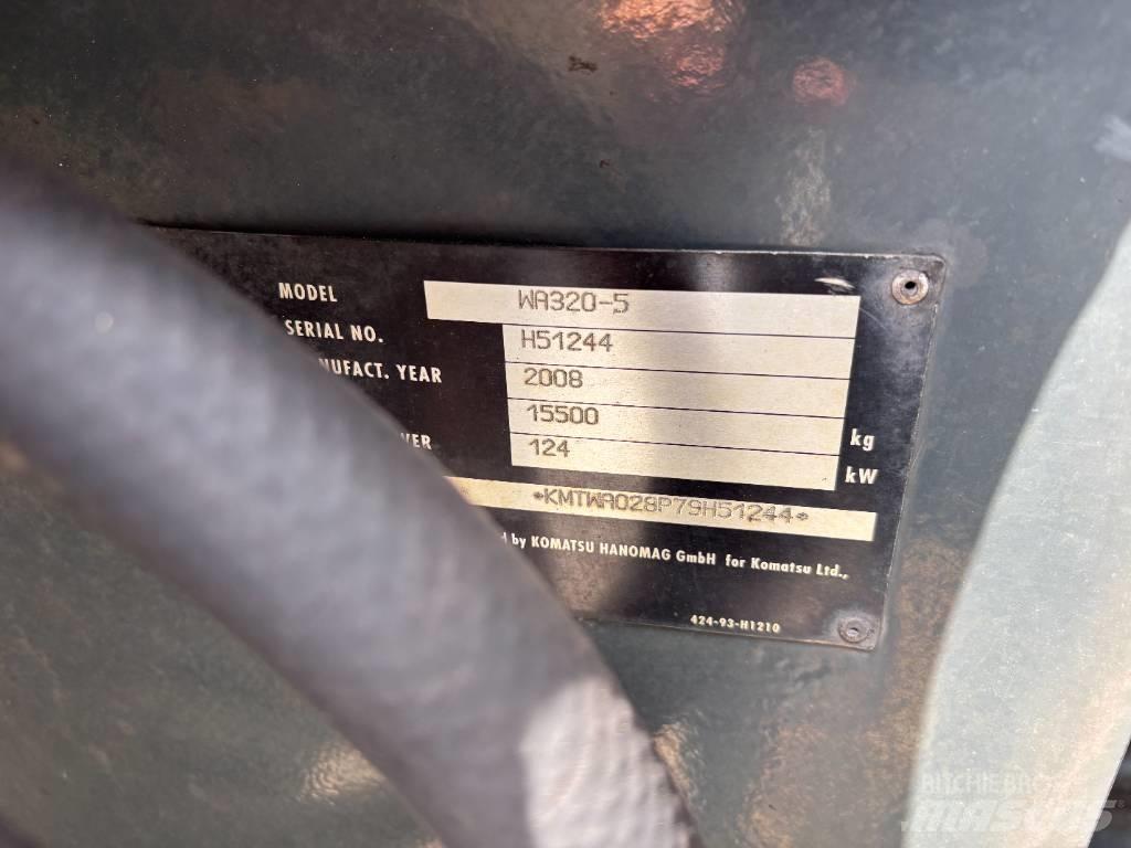 Komatsu WA 320-5 Φορτωτές με λάστιχα (Τροχοφόροι)