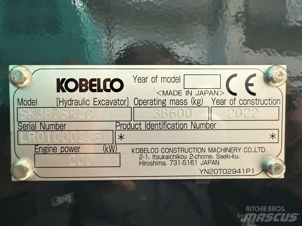 Kobelco SK380SRLC Εκσκαφείς με ερπύστριες