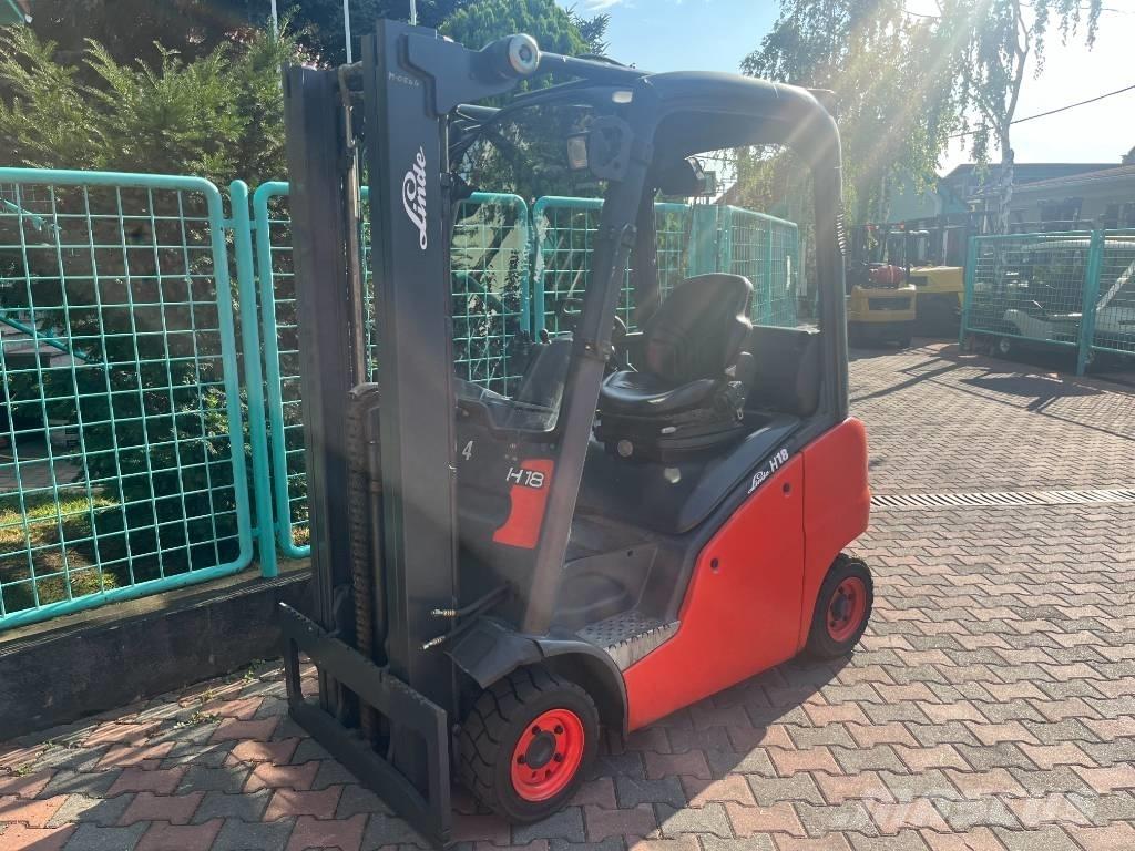 Linde H18T-01 V-3163 Περονοφόρα ανυψωτικά κλαρκ με φυσικό αέριο LPG