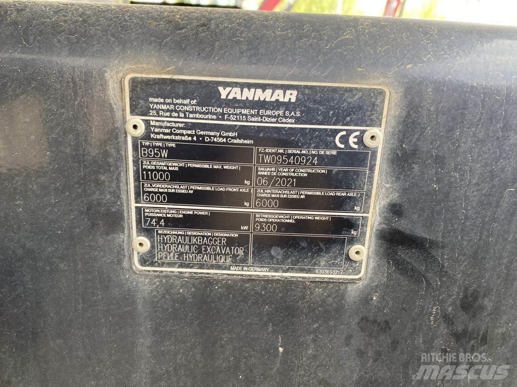 Yanmar B95W Εκσκαφείς με τροχούς - λάστιχα