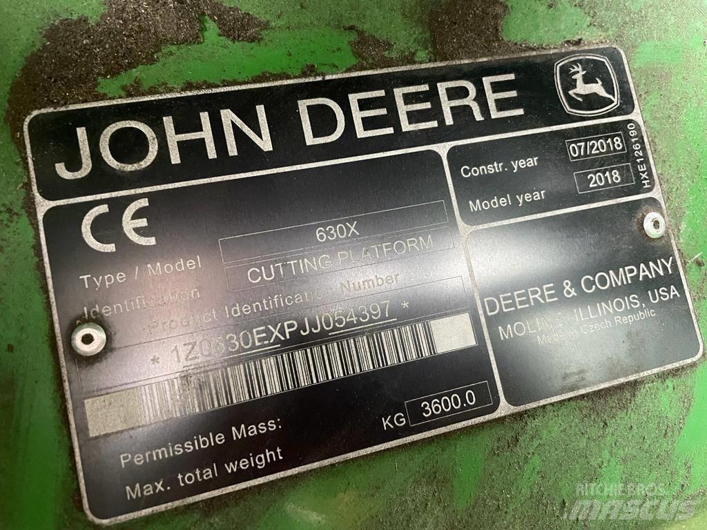 John Deere 630x Εξαρτήματα θεριζοαλωνιστικών μηχανών