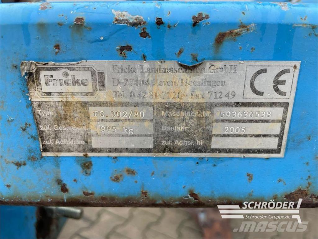 Fricke FG 302/80 Καλλιεργητές - Ρίπερ