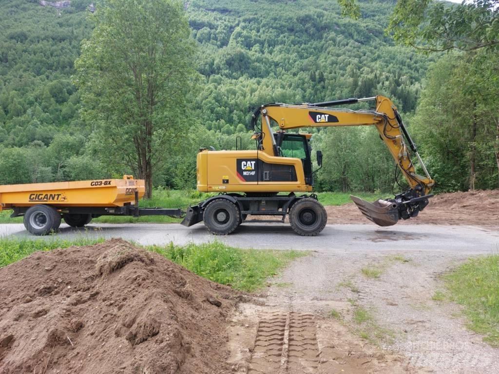 CAT M 314 F Εκσκαφείς με τροχούς - λάστιχα