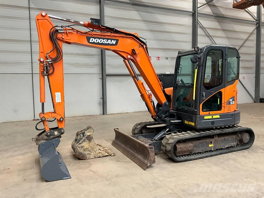 Doosan DX 63-3 Εκσκαφάκι (διαβολάκι) < 7t