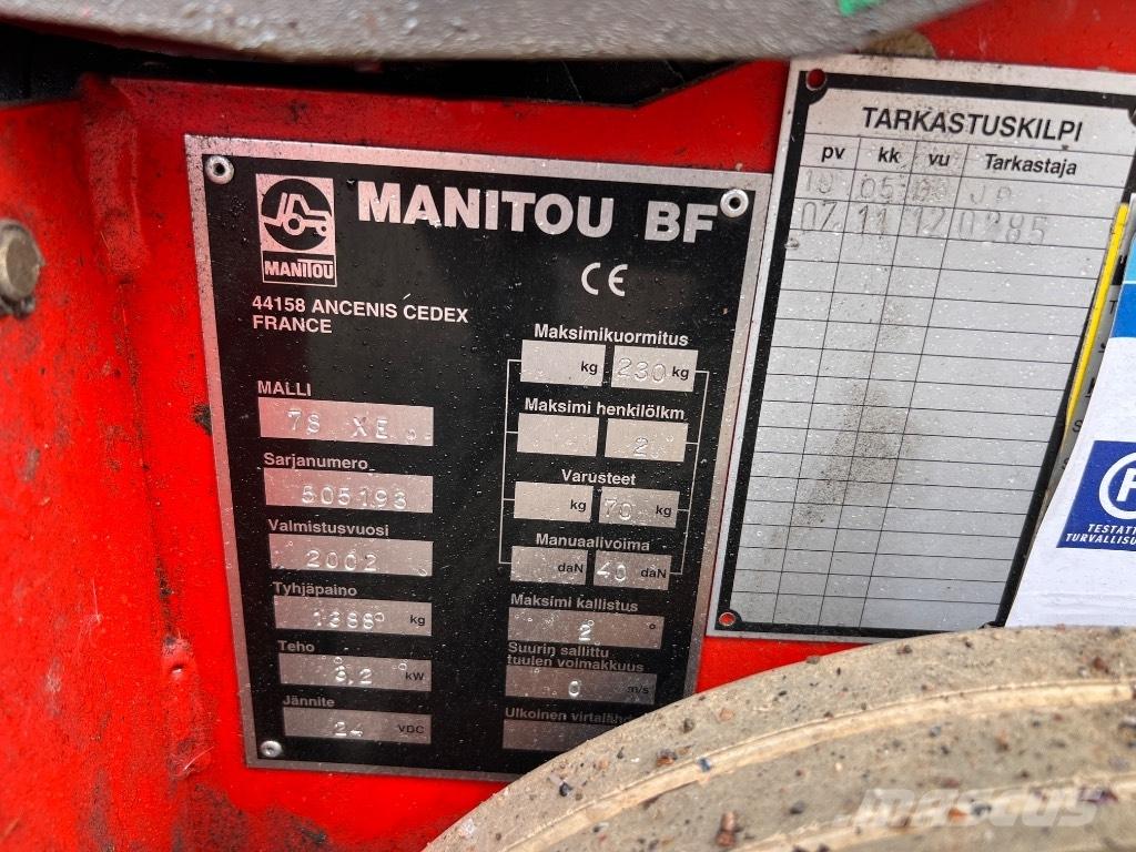 Manitou 78 XE Ανυψωτήρες ψαλιδωτής άρθρωσης
