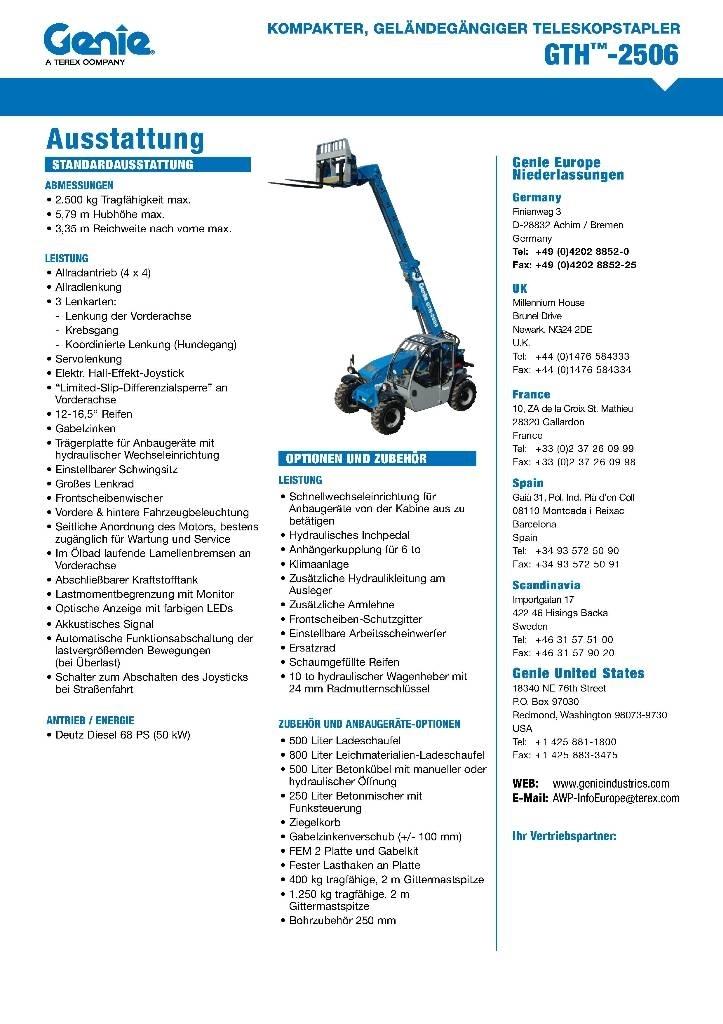 Genie 2506 Τηλεσκοπικοί ανυψωτές