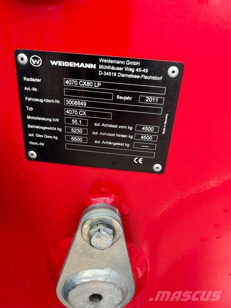 Weidemann 4070CX80LP Φορτωτές με λάστιχα (Τροχοφόροι)