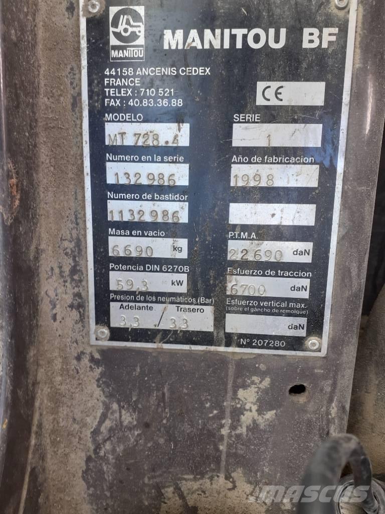 Manitou MT 728-4 Τηλεσκοπικοί ανυψωτές