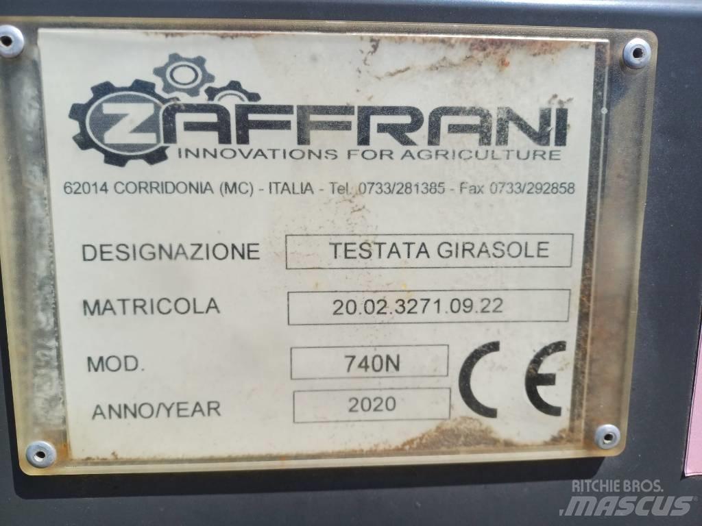  Zaffrani 740N Κεφαλές θεριζοαλωνιστικών μηχανών