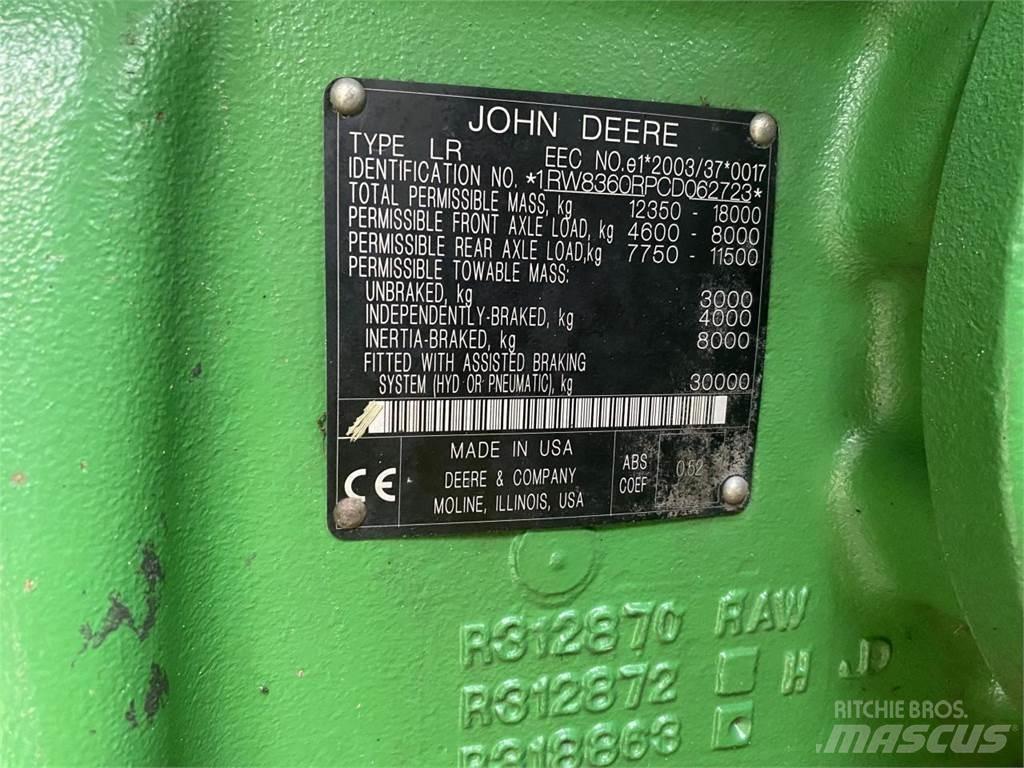 John Deere 8360R Τρακτέρ