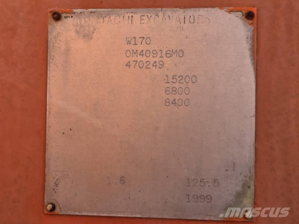 Fiat-Hitachi W170 Φορτωτές με λάστιχα (Τροχοφόροι)