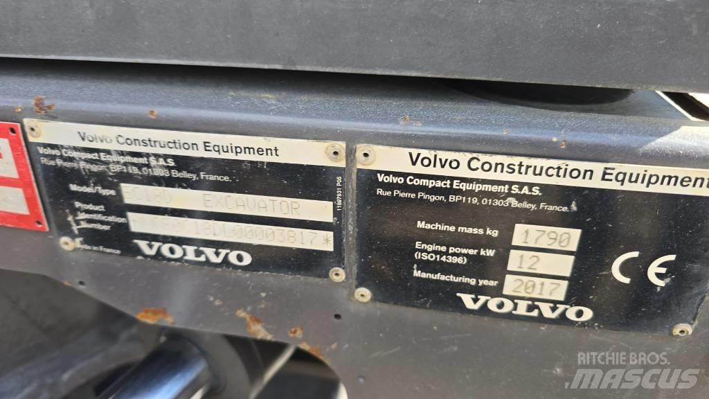 Volvo EC 18 Εκσκαφάκι (διαβολάκι) < 7t