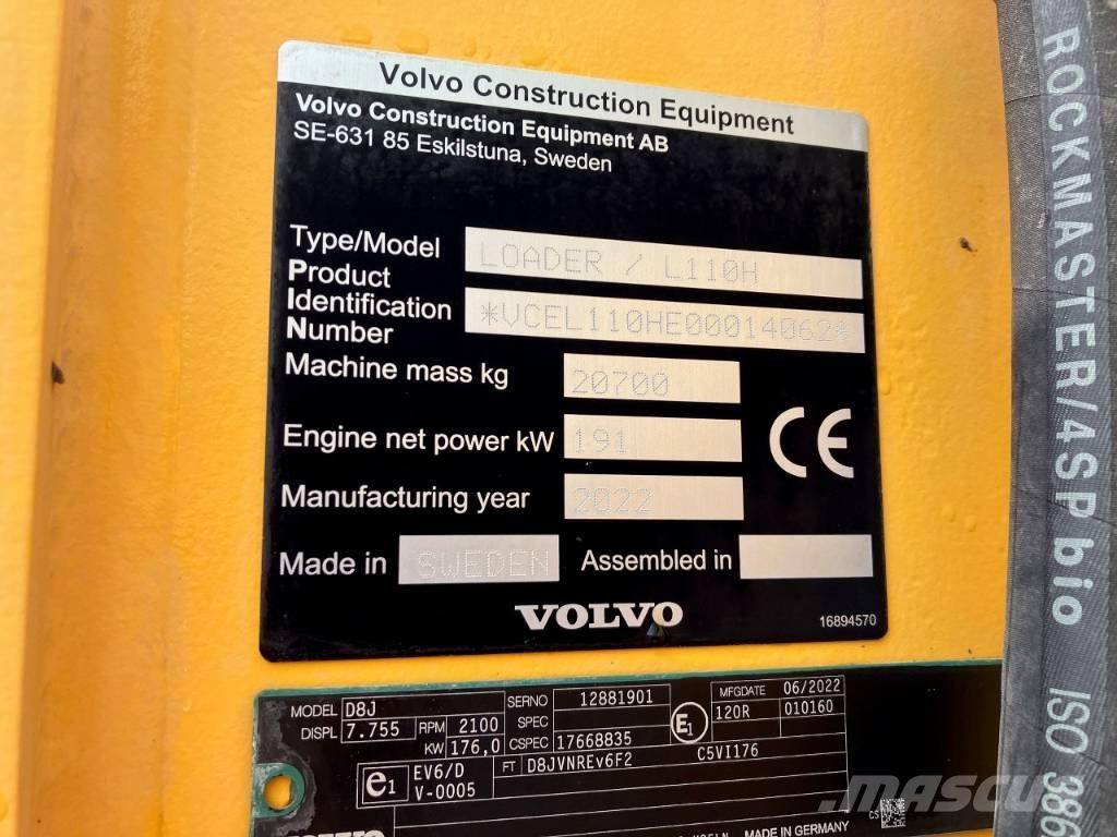 Volvo L 110 H Φορτωτές με λάστιχα (Τροχοφόροι)