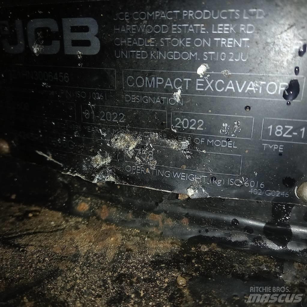 JCB 18Z-1 Εκσκαφάκι (διαβολάκι) < 7t