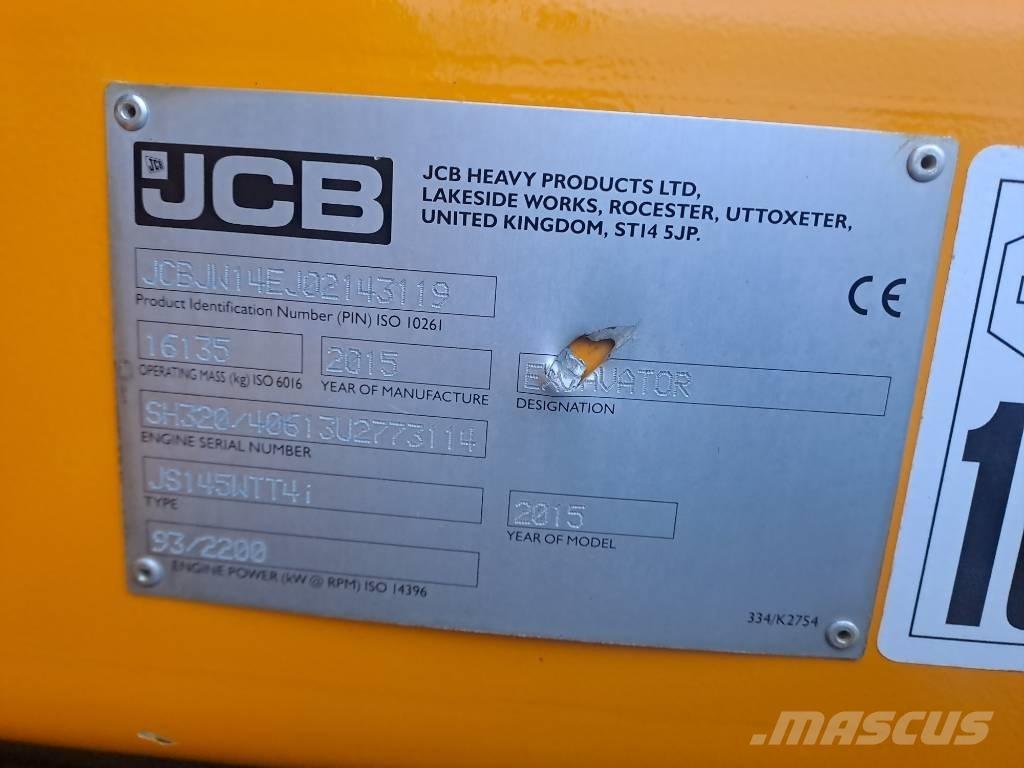 JCB JS145 W Εκσκαφείς με τροχούς - λάστιχα
