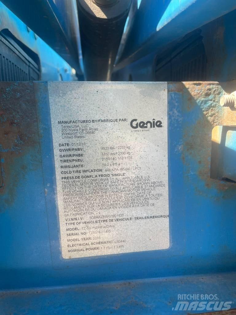 Genie TZ-50 Εναέριες πλατφόρμες τοποθετημένες σε ρυμούλκα