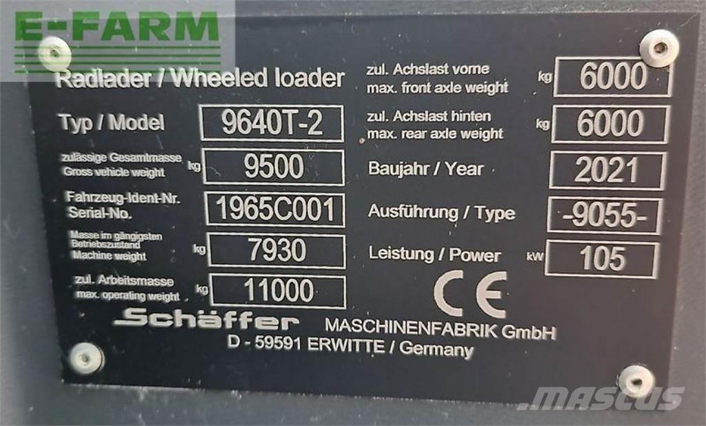 Schäffer 9640 t-2 Συστήματα τηλεχειρισμού για τη γεωργία