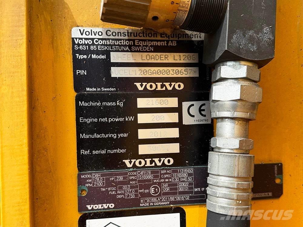 Volvo L 120 G Φορτωτές με λάστιχα (Τροχοφόροι)