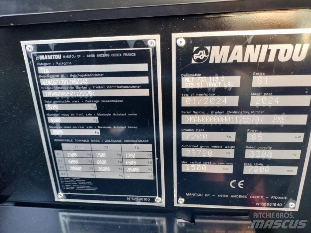 Manitou MLT733 Συστήματα τηλεχειρισμού για τη γεωργία