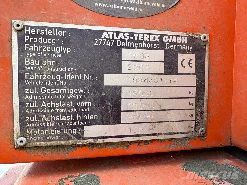 Atlas 1605 M Εκσκαφείς με τροχούς - λάστιχα