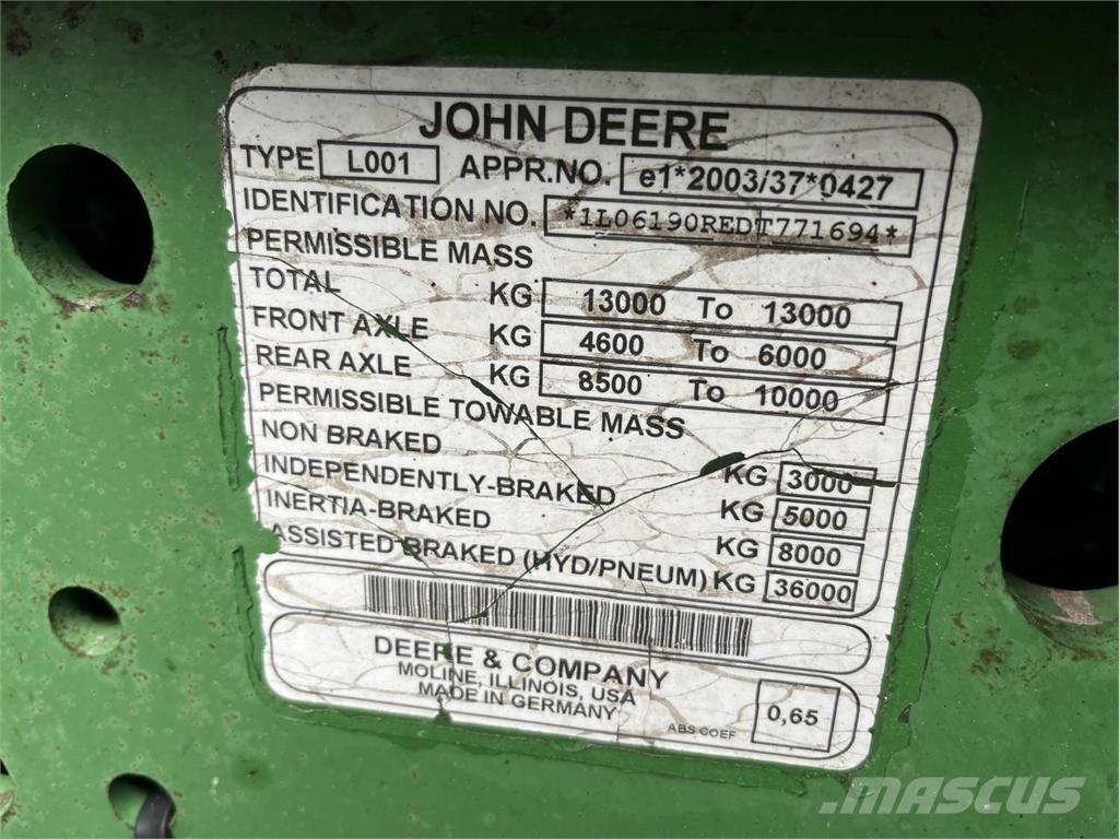 John Deere 6190R Τρακτέρ