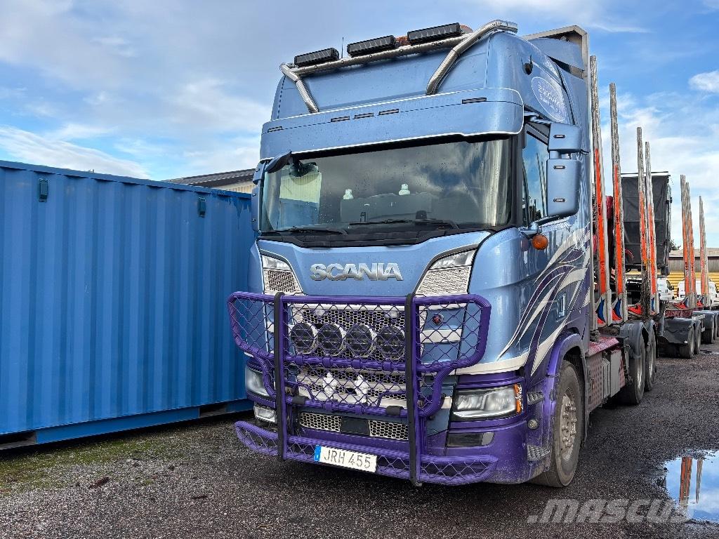 Scania R730B6X4NB Φορτηγά ξυλείας