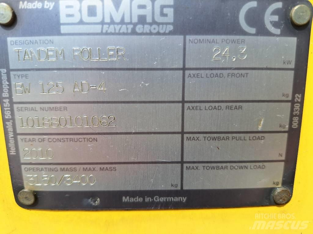 Bomag BW 125 AD-4 Οδοστρωτήρες διπλού κυλίνδρου