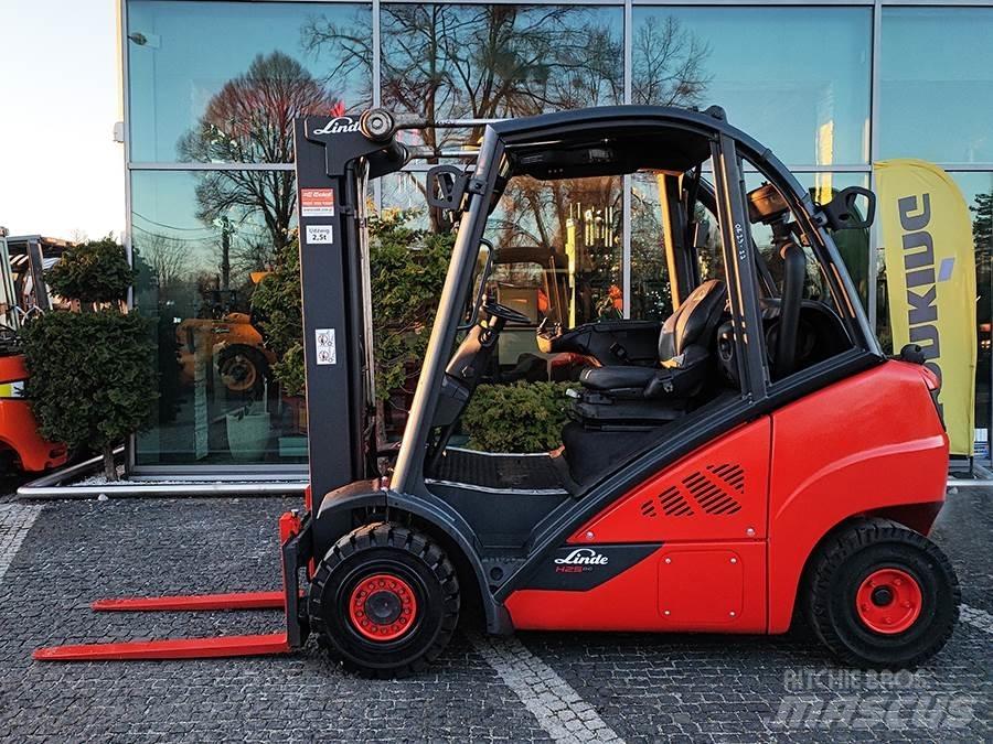 Linde H25T-02 Περονοφόρα ανυψωτικά κλαρκ με φυσικό αέριο LPG