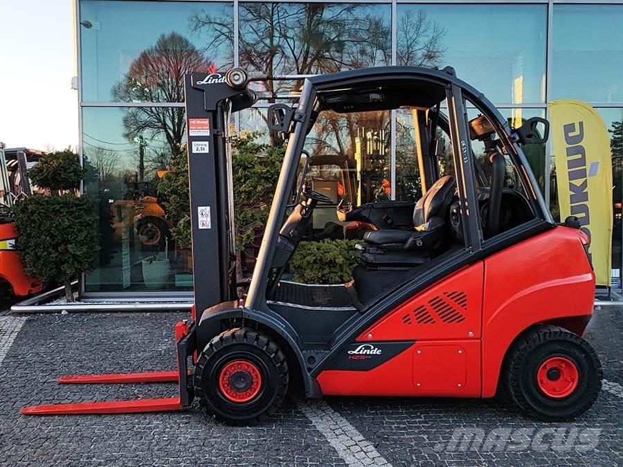 Linde H25T-02 Περονοφόρα ανυψωτικά κλαρκ με φυσικό αέριο LPG