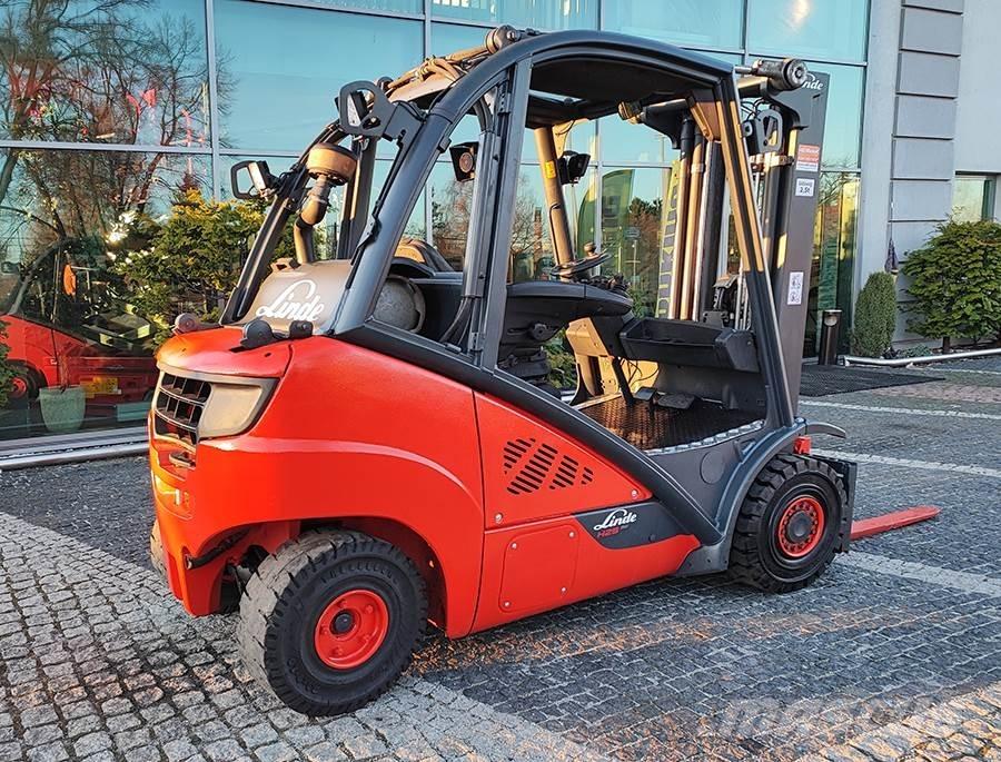 Linde H25T-02 Περονοφόρα ανυψωτικά κλαρκ με φυσικό αέριο LPG