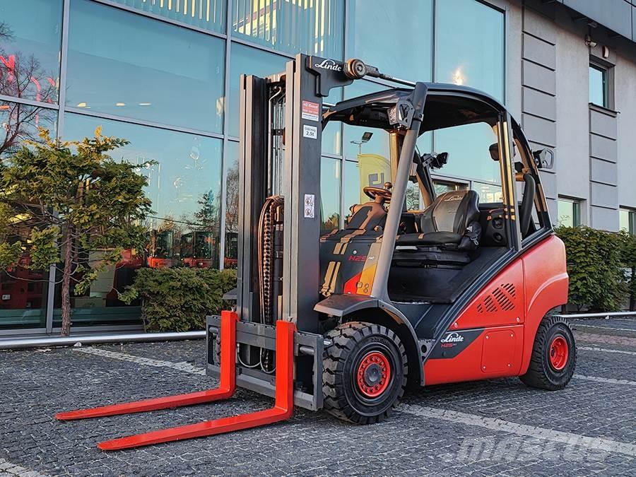 Linde H25T-02 Περονοφόρα ανυψωτικά κλαρκ με φυσικό αέριο LPG