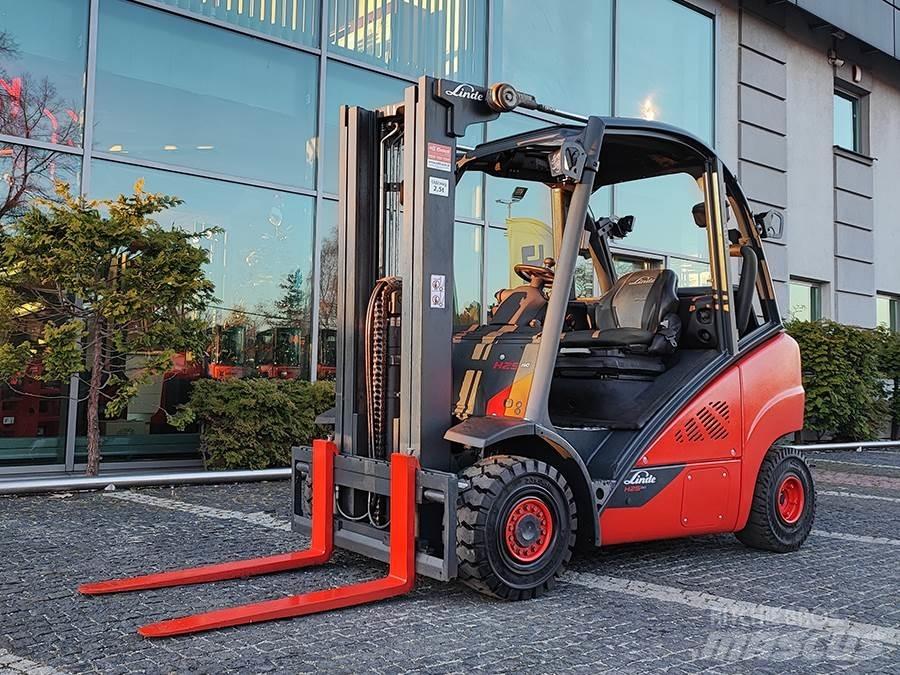 Linde H25T-02 Περονοφόρα ανυψωτικά κλαρκ με φυσικό αέριο LPG