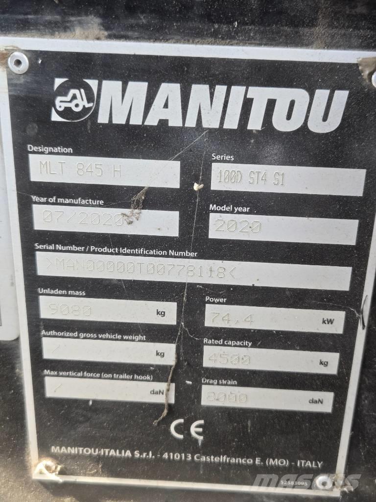 Manitou MLT 845 Τηλεσκοπικοί ανυψωτές