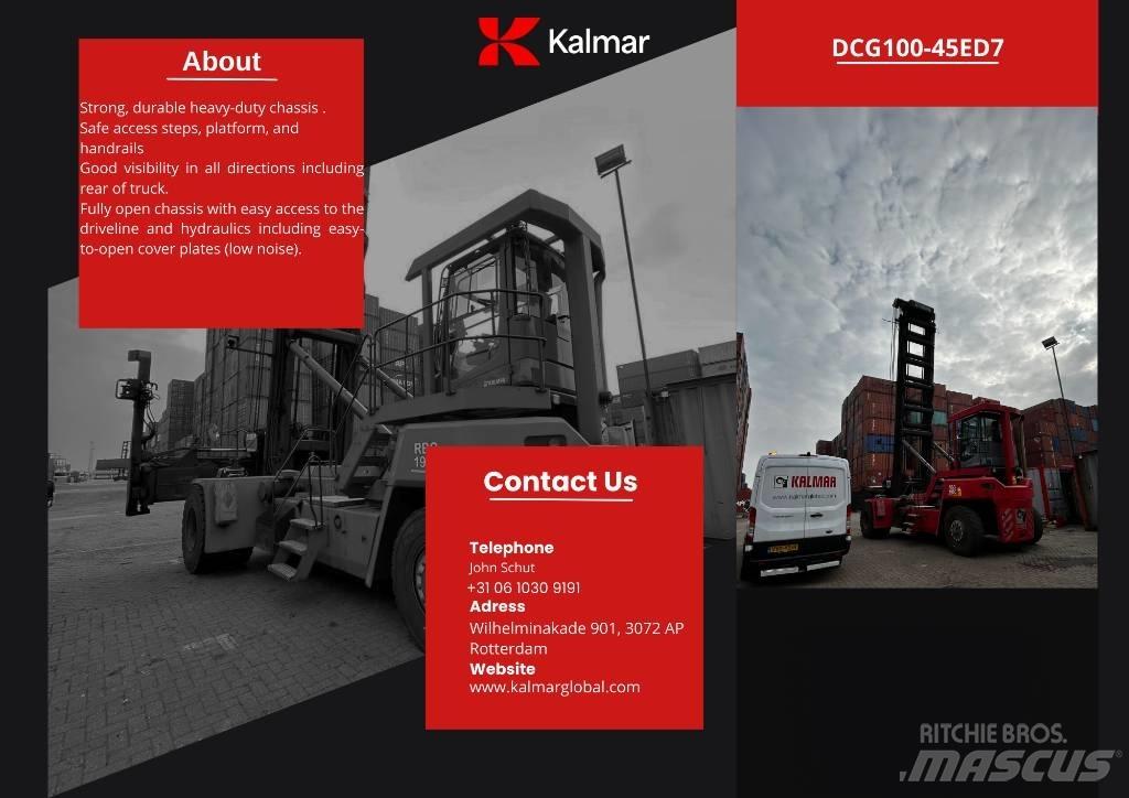Kalmar DCG 100-45ED7 Μηχανές χειρισμού εμπορευματοκιβωτίων