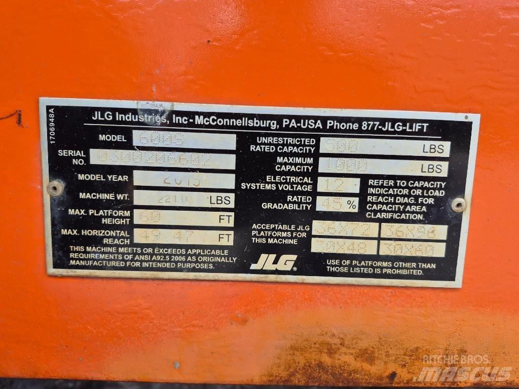 JLG 800 S Ανυψωτήρες με αρθρωτό βραχίονα