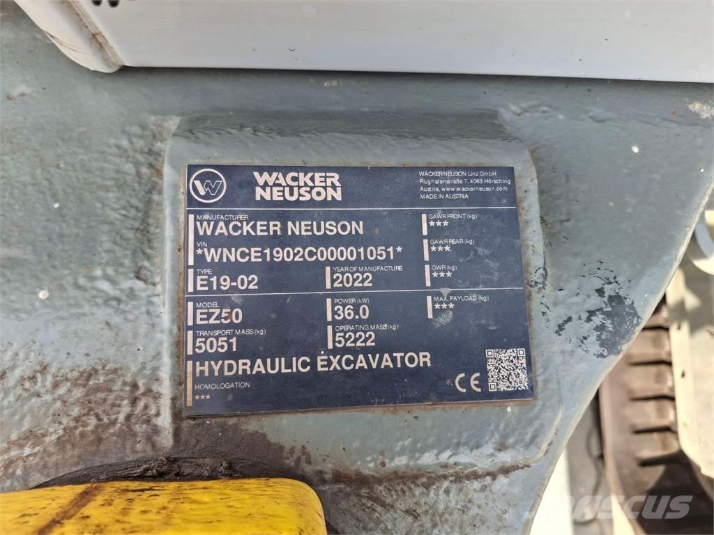 Wacker Neuson EZ50 Εκσκαφείς με ερπύστριες