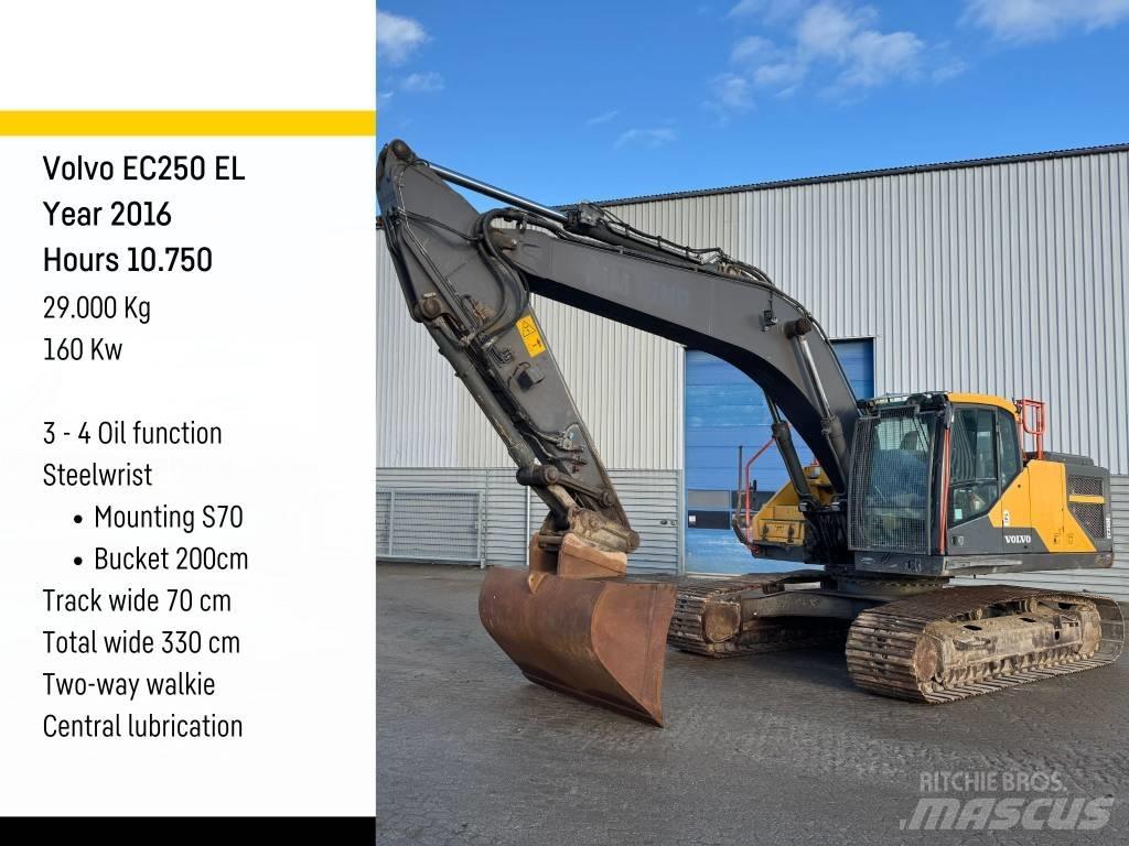 Volvo EC 250 EL Εκσκαφείς με ερπύστριες