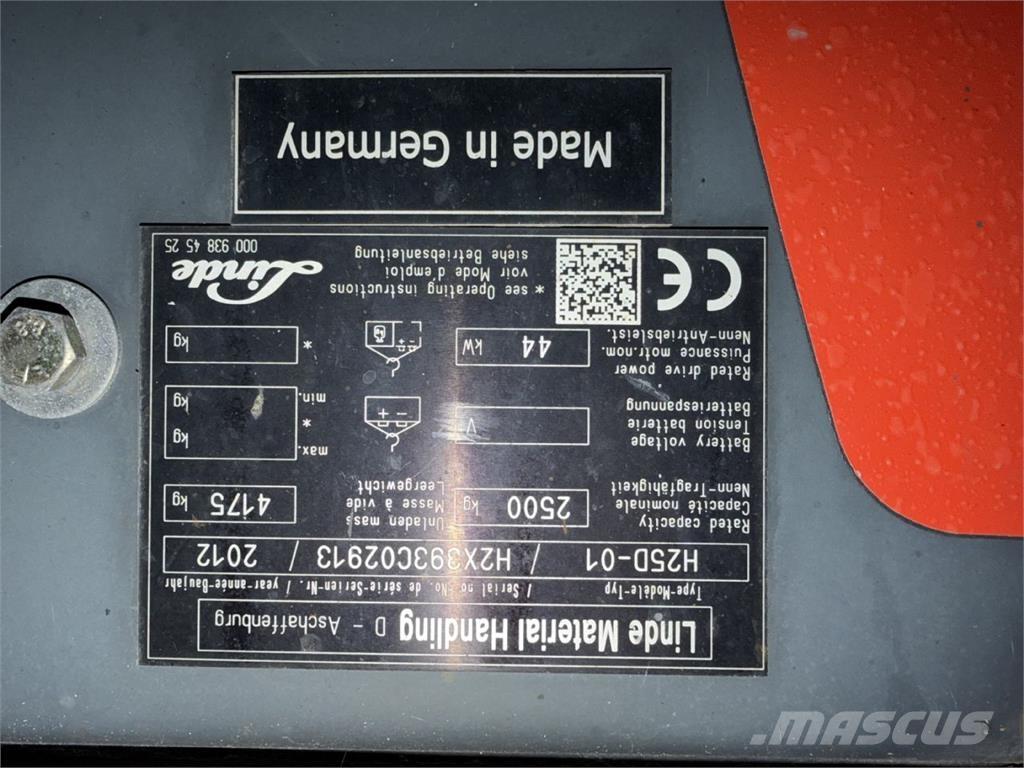 Linde H25D-01 Πετρελαιοκίνητα Κλαρκ