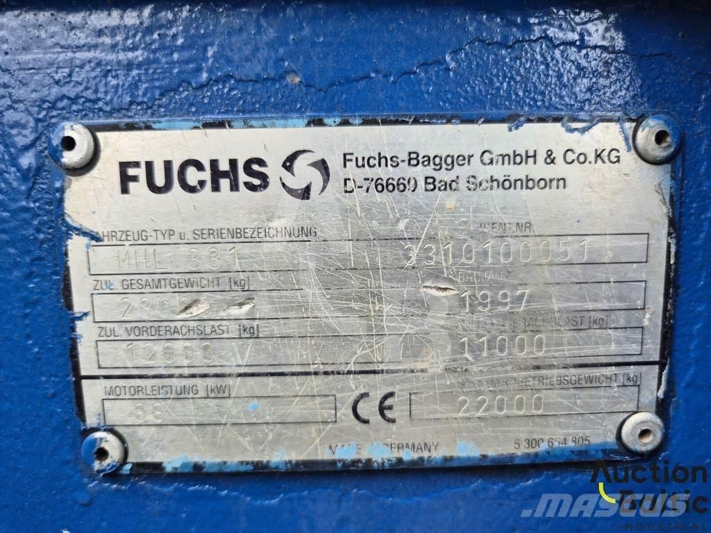 Fuchs MHL 331 Εκσκαφείς με τροχούς - λάστιχα